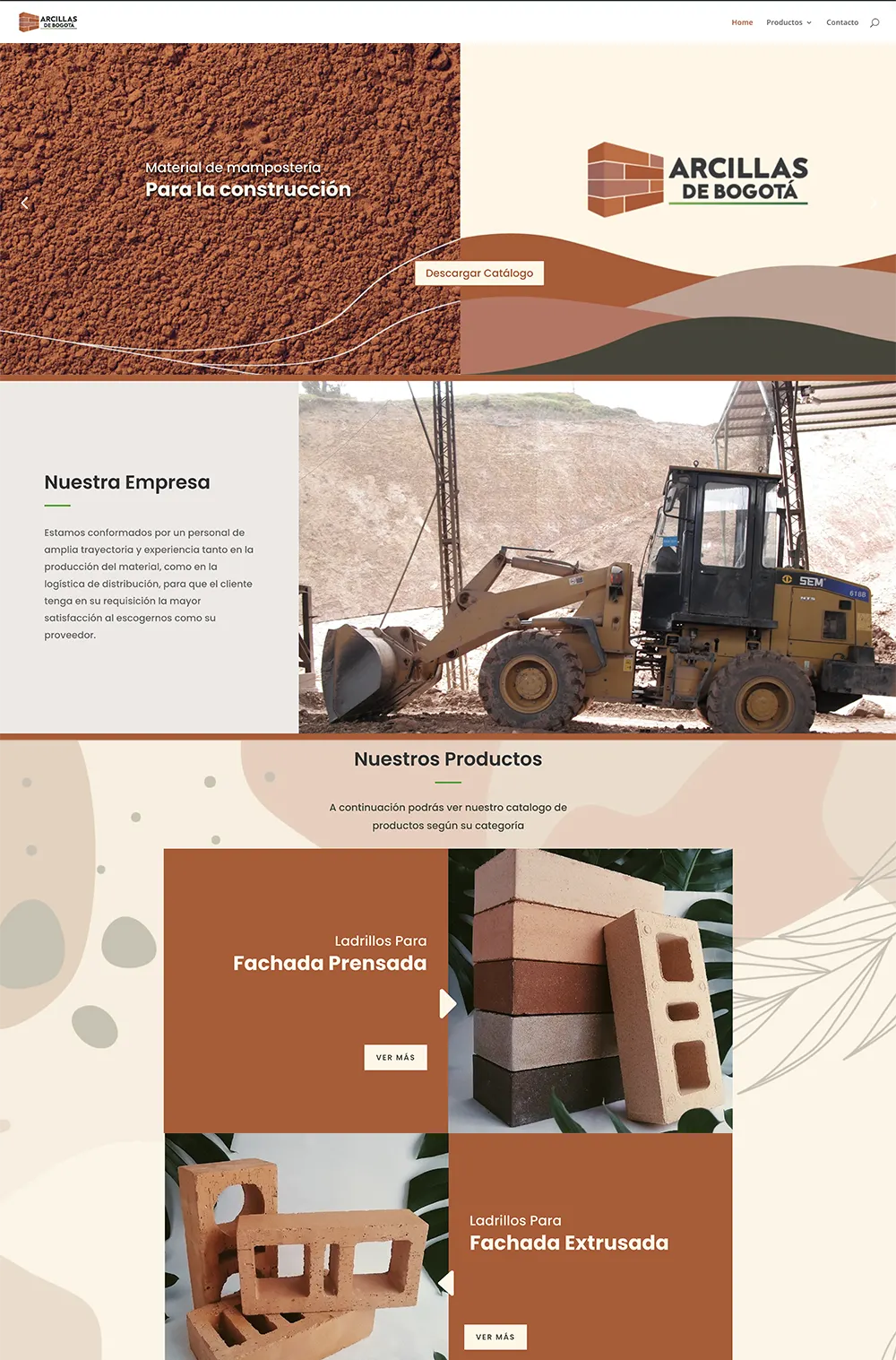 diseño de sitios ladrillos