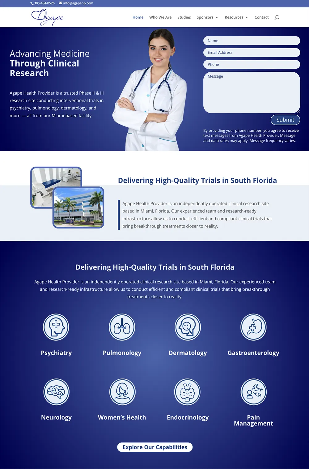 diseño de sitios web clinical providers