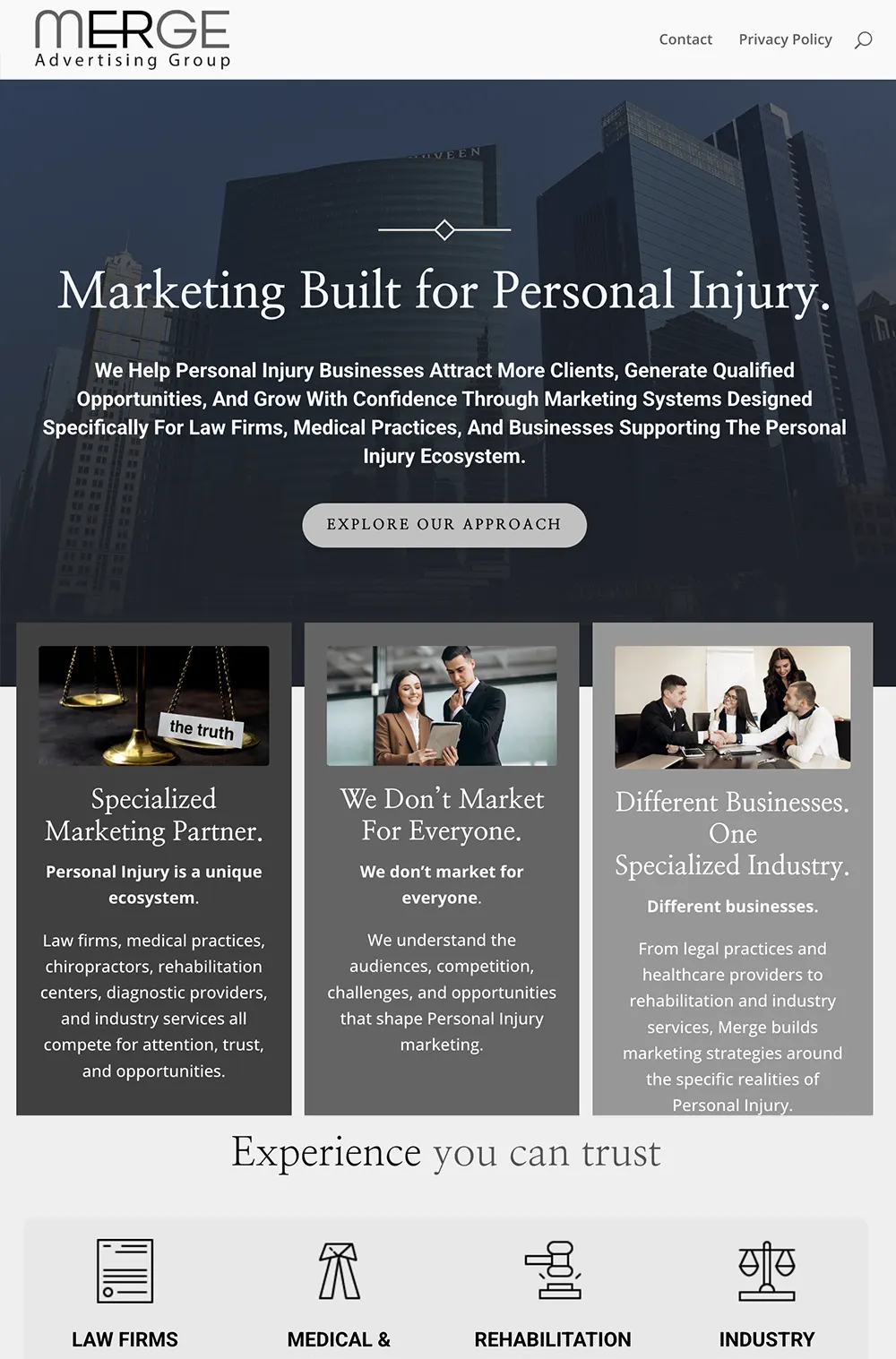 diseño de sitios web merge