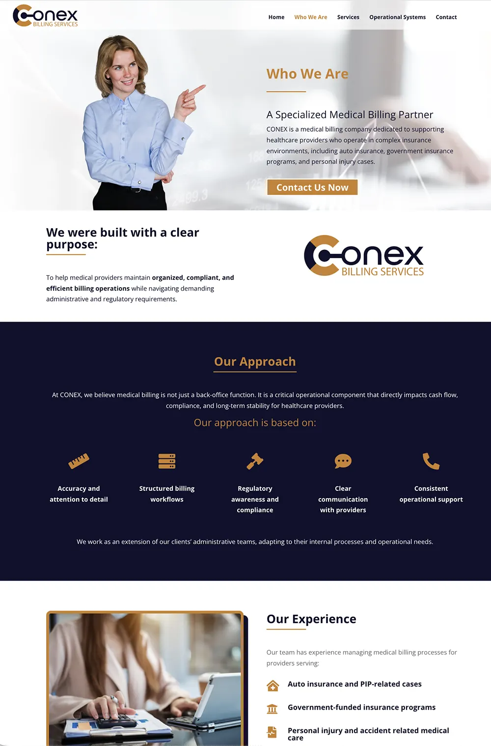 diseño web empresa de facturación en Miami